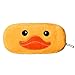 Start Cartoon Plush Portable Pencil Case Pen Bag (Yellow Duck)