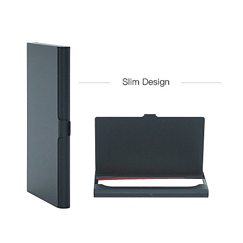 homEdge Super Light Aluminum Business Card Holder, Slim Professional 3