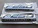 Truck Emblem Warehouse 2 New (Pair) Set Custom Chrome F250 Powerstroke Ford International Fender Badges Emblems