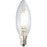 Generation Lighting LTB10C35027CB Accessory - 4.5 inch 3.5W B10 LED 2700K Replacement Lamp, Clear Finish