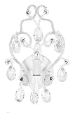 Tadpoles Chandelier Sconce, White
