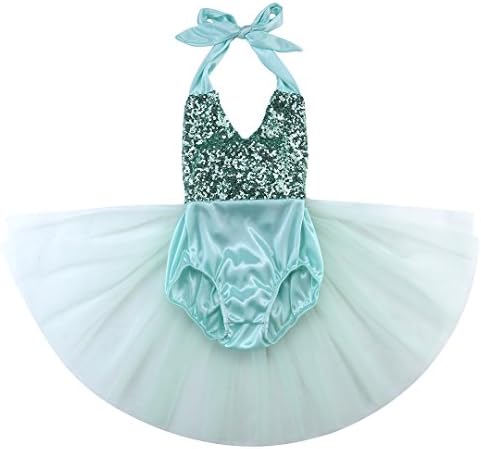 Hotone Baby Girls Sequins Bodysuit Romper Jumpsuit Summer Sunsuit Outfits