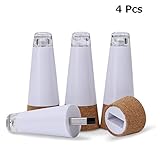 LED Cork Lights USB Rechargeable Wine Bottle Lights for Christmas Halloween Wedding Party Decor - Set of 4