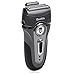 Geemo Electric Shaver Razor Men's Foil Shaver Rechargeable Waterproof Beard Trimmer, Silver