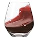 Spiegelau Authentis Wine Glasses, Set of 4, European-Made Lead-Free Crystal, Modern Stemless, Dishwasher Safe, Professional Quality Stemless Wine Glass Gift Set, 22 oz