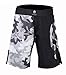 Verus Men's Mixed Martial Art Shorts (Black/Grey, Medium)