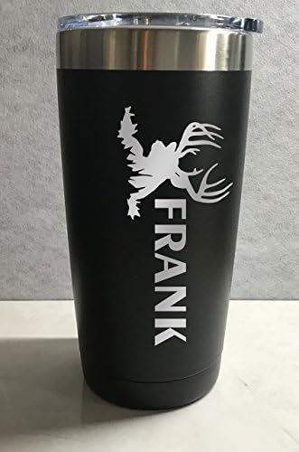 Big Buck Hunting Personalized Engraved Insulated Stainless Steel 20 oz Tumbler