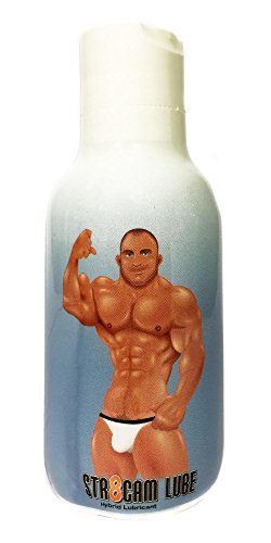 Str8cam Lube - Water Based Personal Lubricant - 2 Ounce Travel Size !