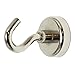 Mag2.0 Heavy Duty Magnetic Hooks, 4-pack (1.26 inch base, Nickel)