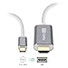 USB C to HDMI Cable(4K@60Hz), ITANDA USB Type-C to HDMI Cable [Thunderbolt 3 Compatible] for MacBook Pro 2018/2017, iPad Pro/MacBook Air 2018, Surface Book 2, Samsung S9, and More - Gray - 6FT/1.8m