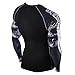 Zipravs Under Layer MMA Running Compression Shirt Long Sleeve