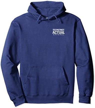 Unisex "CLASSICALLY TRAINED" Military M1911 .45 CAL Pullover Hoodie Medium Navy