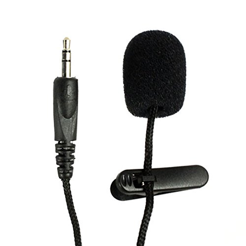 Mini 3.5mm Tie Lapel Lavalier Clip Microphone for Lectures Teaching