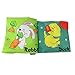 Coolplay Soft Cloth Book for Infant, Farm Animals Baby First Books Touch and Feel Toddler Activity Teether Rings Toy for Baby - Squeak, Rattle, Crinkle