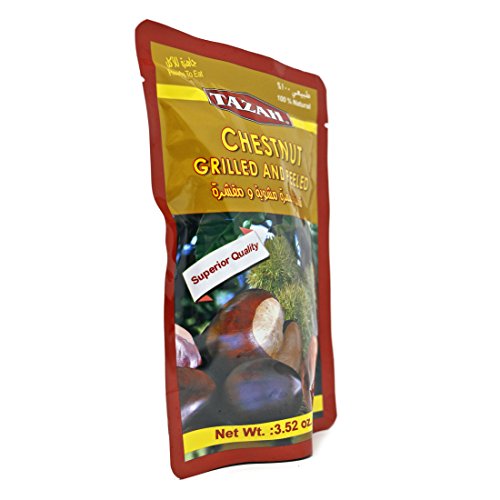 Tazah Grilled and Peeled Chestnut (100 gr / 3.52 Oz)