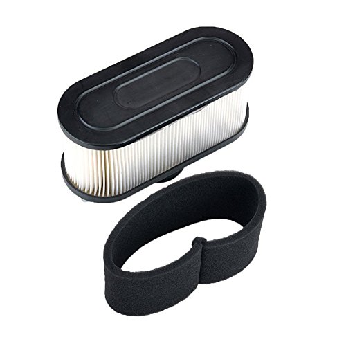 HIFROM Fuel Filter For Kohler Air Filter with Pre Filter for Kawasaki FR651V FR691V FR730V FS481V FS541V FS600V FS651V FS691V FS730V 4-Cycle Engine Replace 11013-7047 11013-0752 11013-7046 (1 Set)