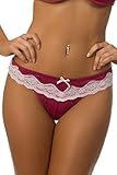 Velvet Kitten Pretty Thong for Women P124229 Small Wine