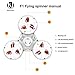 EliveBuy Fidget Spinner Fly Series Phone Stress Reducer Figit Toy for Kid Adult Finger Spinner Hands Focus Toys Perfect for Anxiety,Autism,Bored