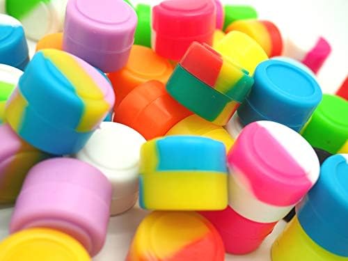 | Storage Bottles & Jars | The mini round Non|stick Silicone Container For Wax Bho Oil Butane Vaporizer Silicon Jars Dab Wax Container 2 ml wax jars | by HUDITOOLS | 1 PCs