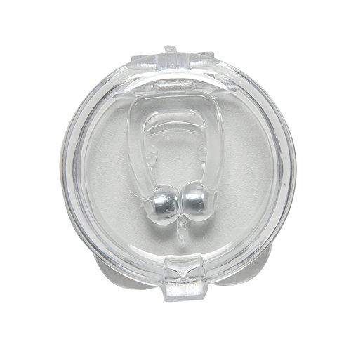 Stingna Silicone Magnetic Anti Snore Stop Snoring Nose Clip Sleep Tray Sleeping Aid Apnea Guard Night Device with Case (a)