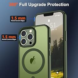 SUPFINE Magnetic for iPhone 13 Pro Case [Compatible