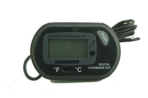 LCD Gauge Probe Sensor Digital Temperature for Aquarium Terrarium Fish Tank Heaters,Reptile,Hatching Thermometer,Pool Spa Fish Pond Tank,Fridge Freezer Keg Beer Tap Home Brew