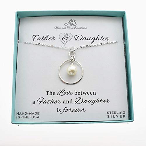 father daughter infinity necklace