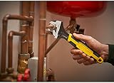 Stanley 090947 MaxSteel Adjustable Wrench 6 Inch Black Bi-Material Handle view 13
