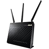 ASUS Whole Home Dual-Band AiMesh Router (AC1900) for Mesh Wifi System (Up to 1900 Mbps) - AiProtection Network Security by Trend Micro, Adaptive QoS & Parental Control (RT-AC68U)