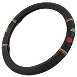 BDK Cherry Pattern Car Steering Wheel Cover 14.5