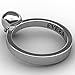 EVBEA Girls Skull Band Gothic Cool Pinky Dainty Rings for Women