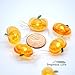Fall String Lights Harvest Decoraions - 10ft 40LEDs Smooth Surface Pumpkin Themed Fairy Lights with Remote & Timer Flicker Mode Ideas for House, Wedding, Cosplay, Birthday, Bedroom, Porch Decor