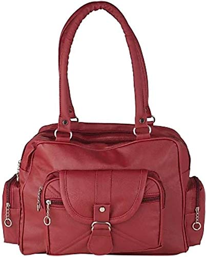 bizarre vogue women's stylish handbag (maroon, bv973)