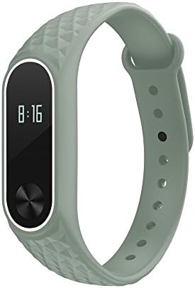 MORWIND Light Silicon Wrist Strap For XIAOMI MI Band 2 ,Xiaomi Mi Fitness Tracker Bracelet Accessories/Xiaomi Mi Band 2 Replacement Wristband Band Strap (E)