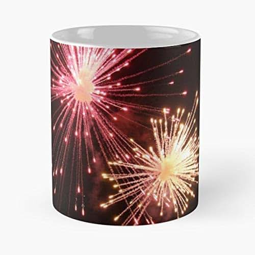 Fireworks Firework July Coffee Mugs Ceramic Handmade