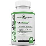 Weight Loss Pills for Women and Men - Appetite Suppressant - Shed Pounds Fast - All-Natural Ingredients - Metabolism Booster - 30 Day Supply (60 Caplets) - Alpha Strength Labs