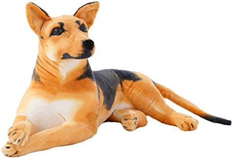 11.81" Simulated Animal Border Collies Lying Dog German Shepherd Stuffed Doll Toy Plush Holiday Gift