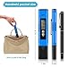 Digital PH Meter, 0.01 PH High Accuracy Water Quality Tester with 0-14 PH Measurement Range for Household Drinking, Pool, Hydroponics and Aquarium Water PH Tester Design with ATC
