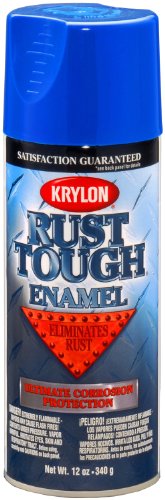 Krylon RTA9225 'Rust Tough' True Blue Rust Preventive Enamel - 12 oz. Aerosol