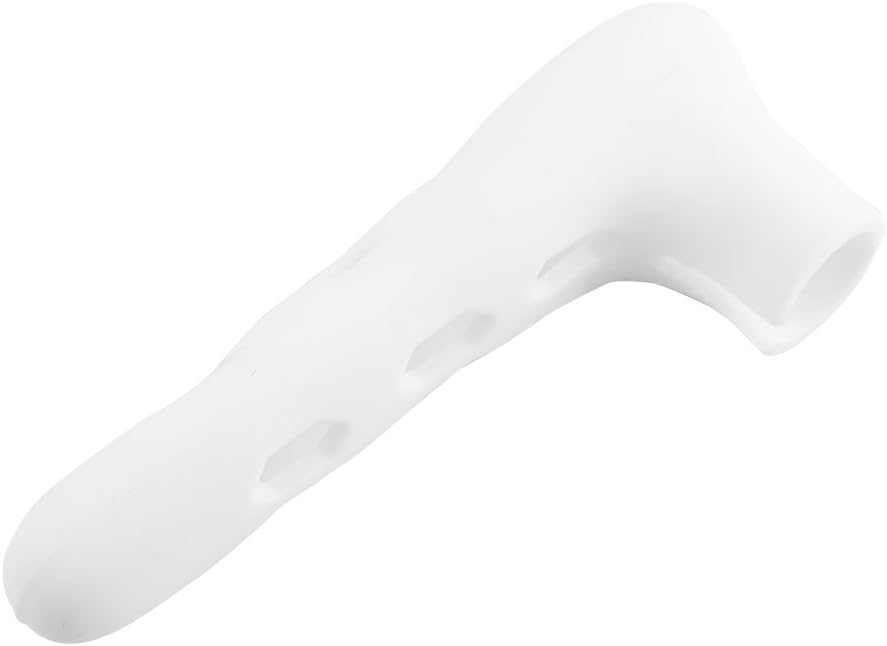 Zerodis Thicker Design Baby Safety Equipment Door Handle Cover Anti-Static Door Knobs Cover Prevents Injury to Children's Head and Adult’s Waist and HIPS,Safe Food Grade Silicone (White) - Image 3