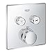 Grohe 29141000 Grohtherm SmartControl Thermostatic Trim, Starlight Chrome