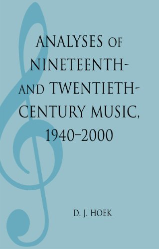 Analyses of Nineteenth- and Twentieth-Century Music, 1940-2000 (MLA Index and Bibliography Series Bo by D. J. Hoek