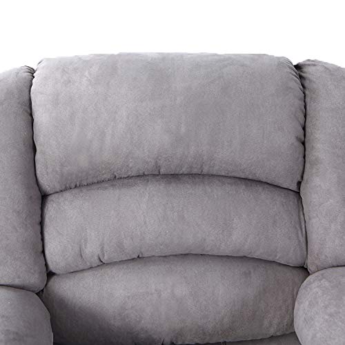 Modern Power Recliner with USB Charging Port - LCH Heavy Duty Microfiber Single Thicker Cushion Ergonomic Reclining Sofa Chair