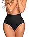 FIRSTLIKE Women Waist Cincher Girdle Tummy Slimmer Sexy Thong Panty Shapewear Black