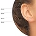 Sterling Silver Stud Earrings for Women Cubic Zirconia Round 3mm 4mm 5mm CZ Stud Earring for Men, 3 Pair Set