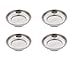 ABN Magnetic Tray for Mechanics 4pk, Magnetic Parts Tray Magnetic Bowl - Magnetic Tool Holder - 4.2 Inch Round 4-Pack