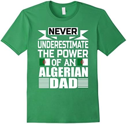 Mens Storecastle: Algerian Dad Father's Day Gift Algeria T-Shirt Small Grass
