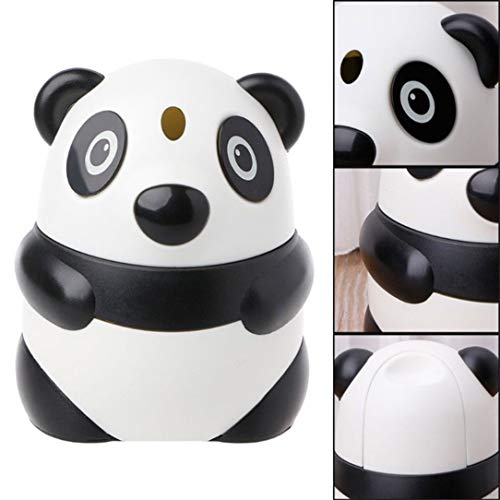 Lehao Automatic Toothpick Box Black And White Panda Creative Cartoon Panda Automatic Toothpick Holder Fruit Pick Box Dispenser