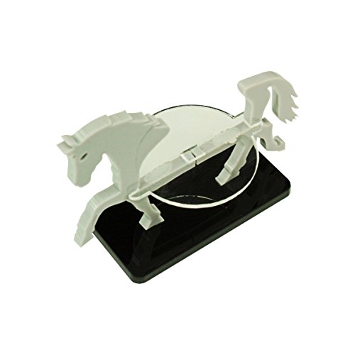 Warhorse, Character Mount Marker, Grey, 25x50mm Base (1)