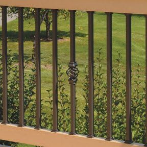 Estate 32โ Square Baluster, Bronze, 50 Pk. (Deckorators DB118786)